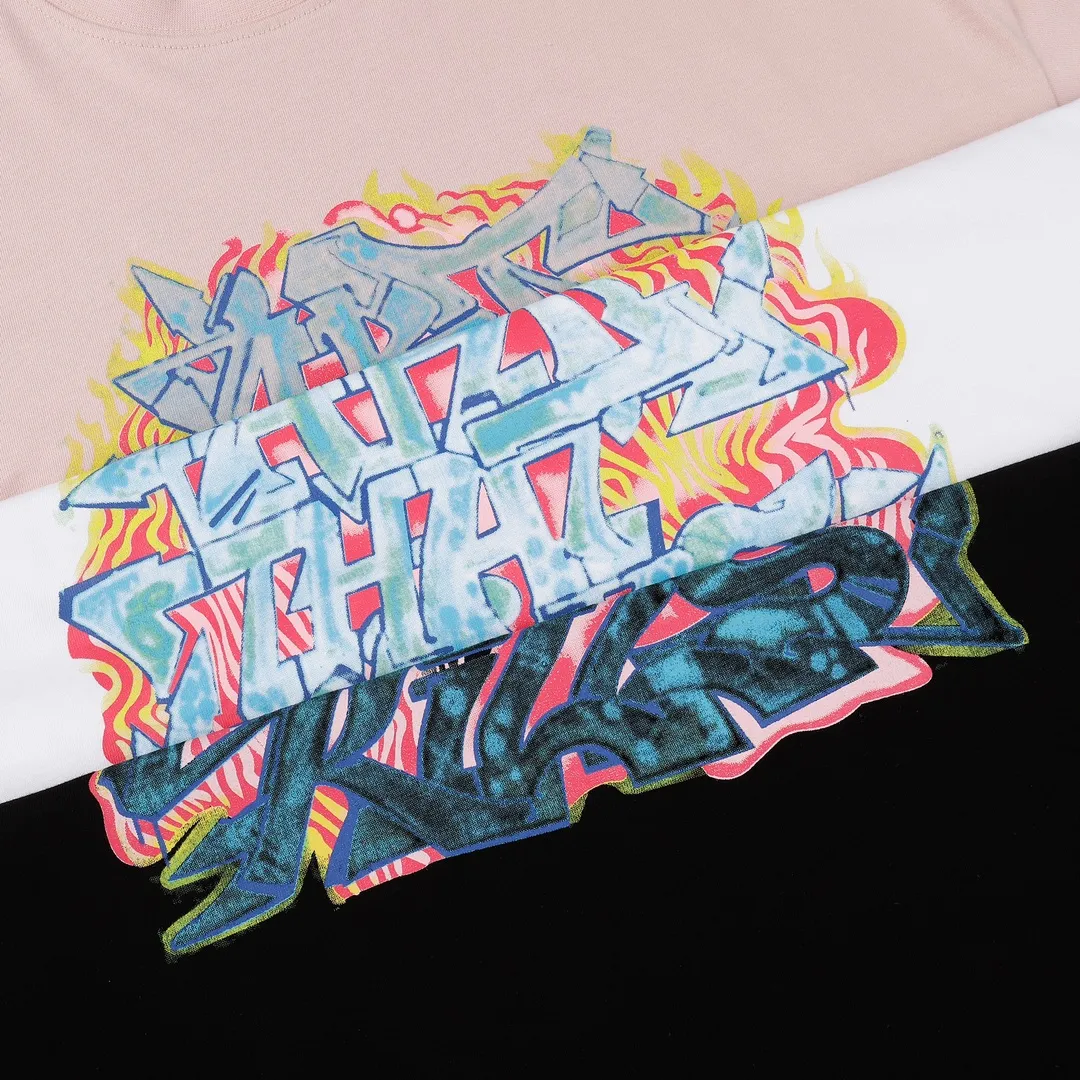 GALLERY.DEPT Summer new short-sleeved style No.: D3135#P106 Color: Black Pink White Size: S M L XL